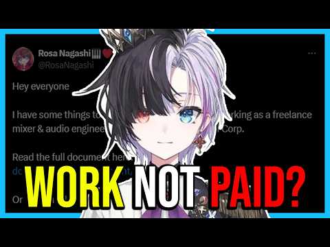 "I Didn't Run This By Staff..." | Agency Vtuber Addresses Issues With Work Going Unpaid