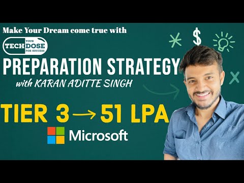 Interview Dose | Tier-3 to Microsoft | 51 LPA | Hindi