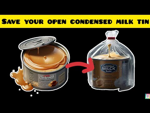 Store Open Condensed Milk | How to Store Condensed Milk| Condensed Milk Storing Tips #condensedmilk