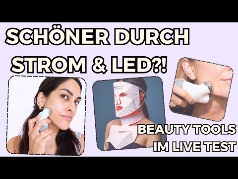 ICH teste VIRALE BEAUTY PRODUKTE😱! MIKROSTROM & LED MASKE🥵 Anti Aging fürs Gesicht-Black Friday 2023