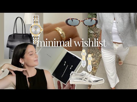 A minimal wish list ✨15 items that will make you look chic in 2025 - a year for quality NOT quantity