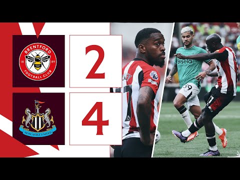 Wissa and Janelt score in defeat | Brentford 2 Newcastle United 4 | Premier League Highlights