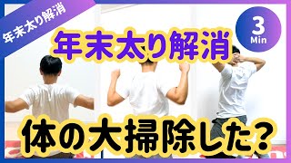 【4分】年末太り解消🔥体の大掃除しよ？簡単ダイエット【15秒×12種】