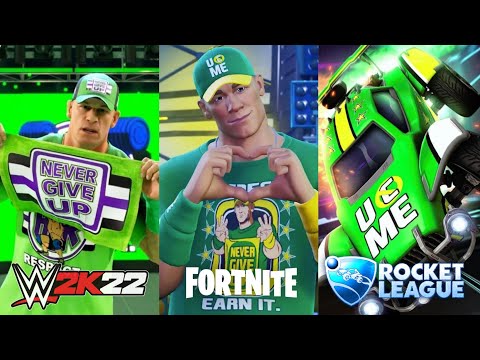 John Cena Montage! (WWE 2K22, Fortnite & Rocket League)