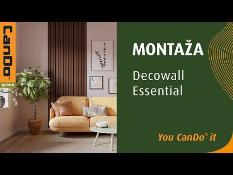 CanDo green Decowall Essential - Montaža SI