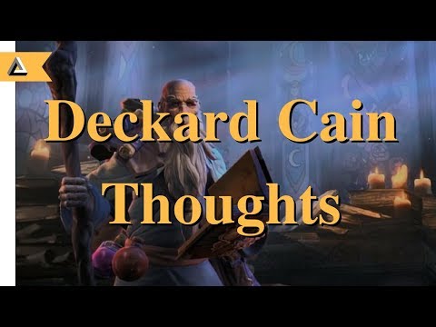 Deckard Cain (Talents and Abilities) Early Thoughts and Predictions