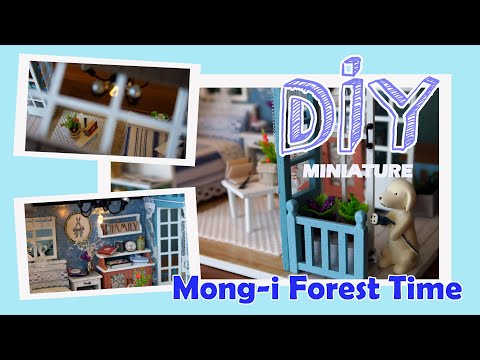 DIY Miniature Kit/Mong-i Forest Time/뭉이 꽃꽂이/miniature minirose 미니어처 미니로즈