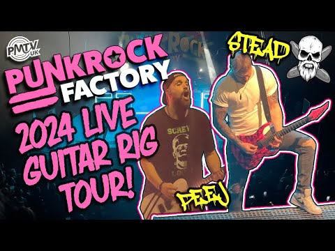 Punk Rock Factory Guitar Rig Tour! - Peej & Stead's 2024 Live Guitar Gear Rundown