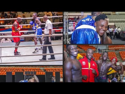 AFRICA Champ'- Wasswa Ssali Win Uganda's First Fight In Yaoundé,Defeats Kenya's Ethan Maina Irungu