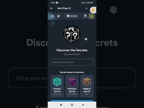 NOTPIXEL Secret word click attached video ☝🏽👆🏽 #notpixel #memefi #dailycombo