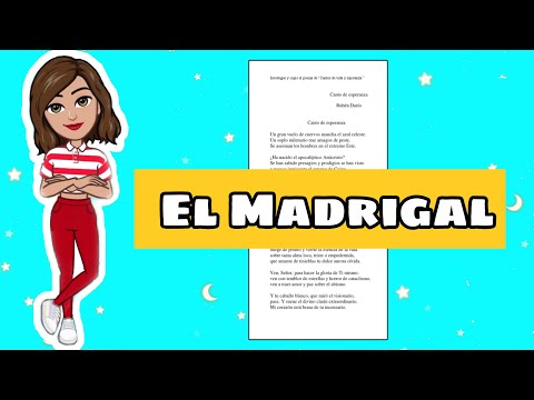 ✅​EL MADRIGAL | Estructura, Función, Características y Tipos.