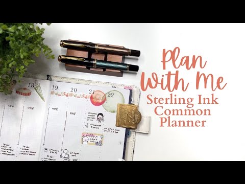 PLAN WITH ME // Sterling Ink A5 Common Planner // Sep 16-22, 2024