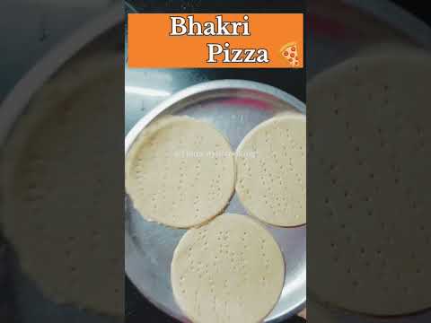 Bhakri Pizza 🍕#@Homestylecooking2848 Tiffin recipe #shortvideo#snack recipe #