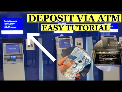 PAANO MAG DEPOSIT SA BDO ATM MACHINE / HOW TO DEPOSIT CASH BDO CASH DEPOSIT MACHINE 2021