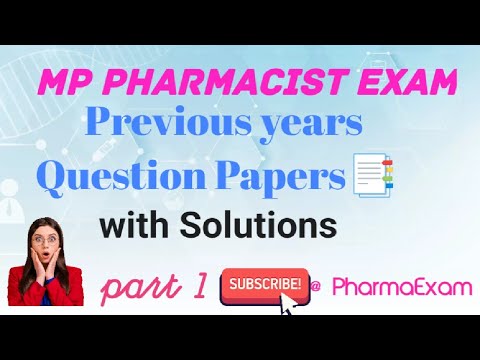 MP Pharmacist exam paper with solutions #mp#mppeb #pharmacistexampreparation #previousyearquestions