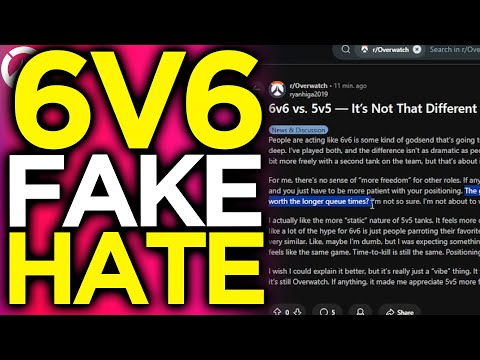 People Are Trying To Hate 6v6 But They're Wrong | Overwatch 2