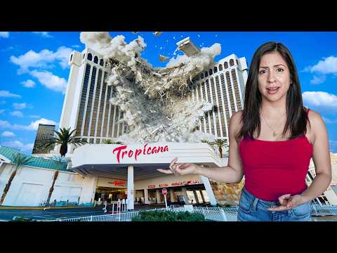 Las Vegas Hotel DESTROYED (Actual Footage) Tropicana Hotel