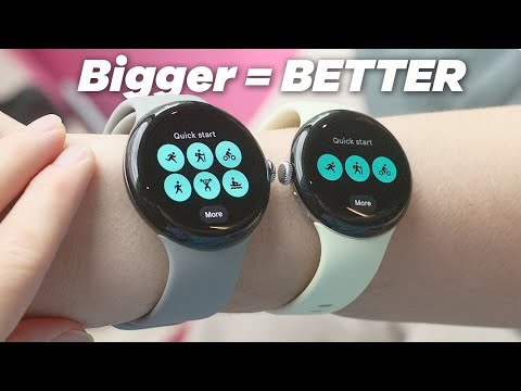 Pixel Watch 3 hands-on | Bigger, Brighter, Better (45mm vs 41)