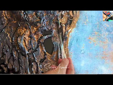 Captivating Mixed Media: Mastering Mesmerizing Textures with Fabric & Modeling Paste! 🎨