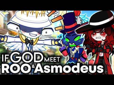 If God Meet ROO and Asmodeus || Hazbin Hotel Gacha Animation ||