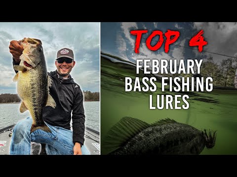 TOP 4 BAITS for February Bass Fishing