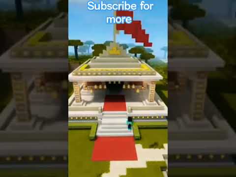 I Build Durga Maa Temple in Minecraft #shorts #youtubeshorts #minecraft #viral