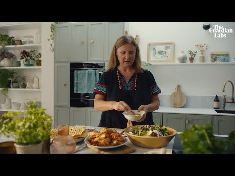 How to make Angela Hartnett’s recipe for roasted rose harissa chicken, flatbreads and a green salad