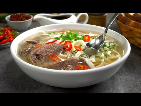 Homemade DUCK NOODLE SOUP || Easy Spicy & Delicious ASIAN STYLE Duck Soup. Recipe by Always Yummy!