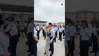 Watch wife's emotional reunion with her graduating Air Force husband | Militarykind #shorts