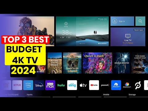 TOP 3 BEST BUDGET 4K TV 2024 || BEST BUDGET SMART TV 2024 || BUDGET OLED TV