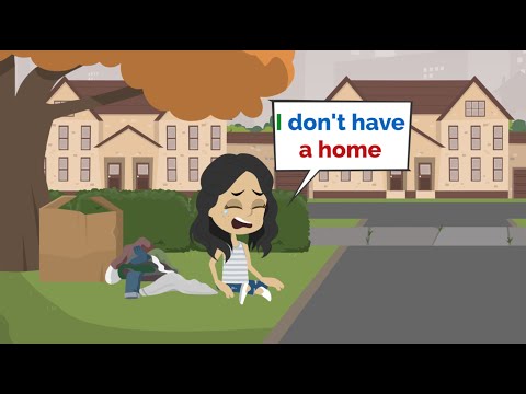 Nora is homeless - Easy English conversation practice - Nora English