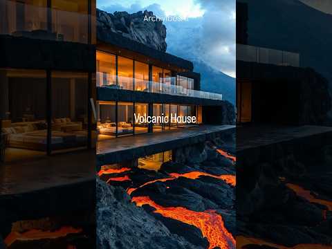 Volcanic Mansion, where "the floor is lava!"#VolcanoMansion #TheFloorIsLava