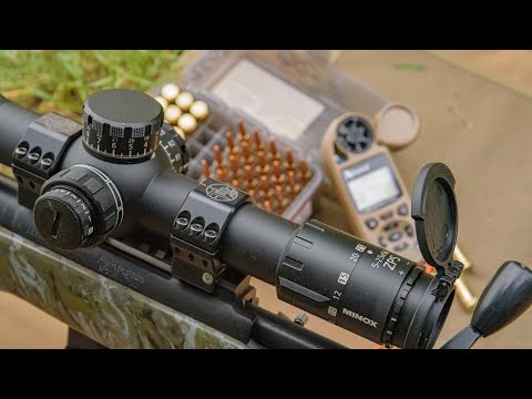 1000 metre shots with Minox ZP5, 5-25x56 riflescope REVIEW, shots at at 300 and 600 metres, 260 Rem