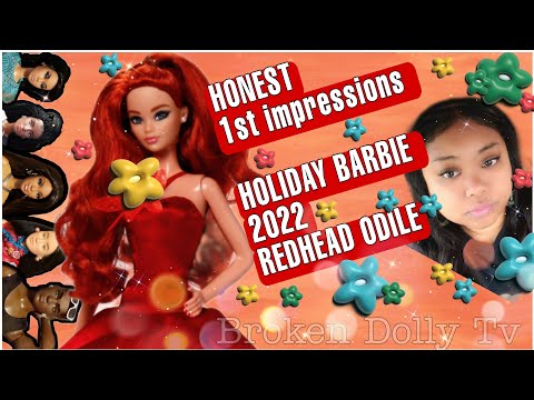 Holiday Barbie 2022 Redress And Rebodied Odile