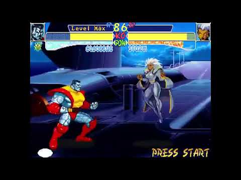 X Men Children of the Atom Short Gameplay