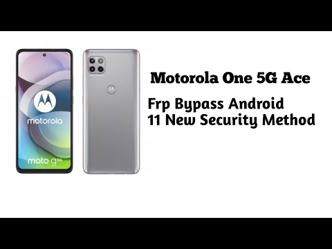 Motorola One G5 Ace Xt 2075-2 frp Bypass Without pc 2023