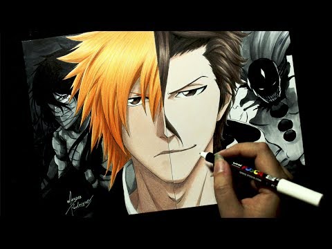 Speed Drawing - Ichigo | Aizen [BLEACH]