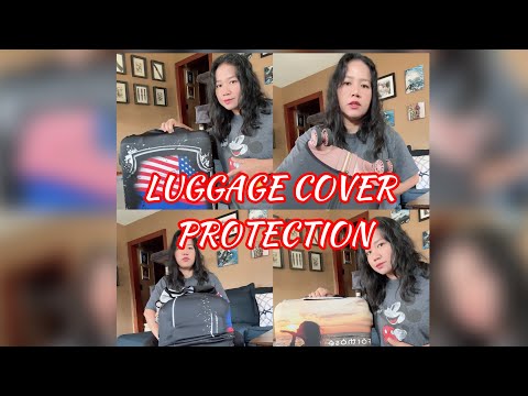 Luggage Cover will Protect your luggage from wear and tears! | Luggage cover Protection | Jin Moore