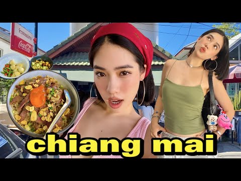 chiang mai adventures🇹🇭 | the best curry noodles, farmer's market, vintage shops, fried chicken!