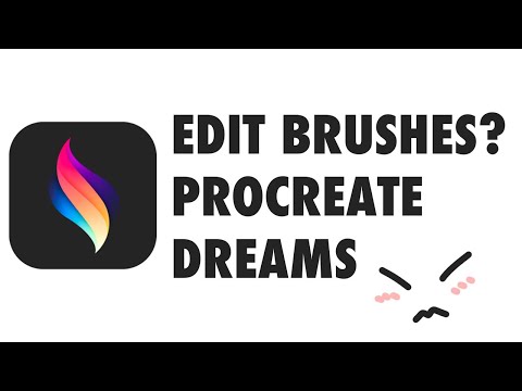 Edit Brushes in Procreate Dreams ( Transfer from Procreate Quickly ) Tutorial