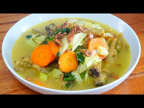 Sop Ceker Ayam Spesial Kuah Kuning, Mudah dan Simpel | Semua Orang Menyukainya