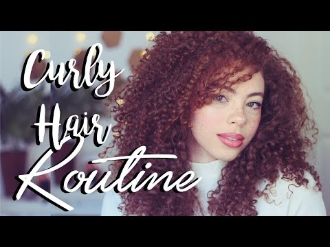 BIG Curly Hair Routine! 2016