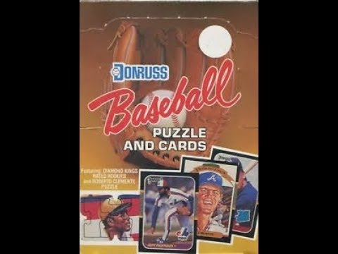 1987 Donruss Baseball Hobby Box Break