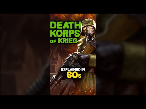 DEATH KORPS of KRIEG in 60 seconds - Warhammer40kLore #warhammer40klore #warhammer40k #40k #40klore