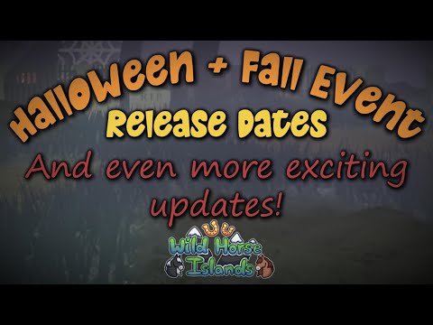 Halloween and Fall EVENT DATES + 5 More Upcoming Updates! | • Wild Horse Islands - Roblox • |