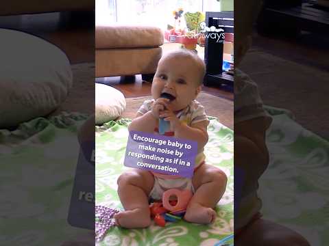 4-6 Month Baby: Copy Cat Chit Chat #shorts