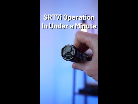 How to use the SRT7i in under a Minute! 🔦 # shorts # fyp #nitecore