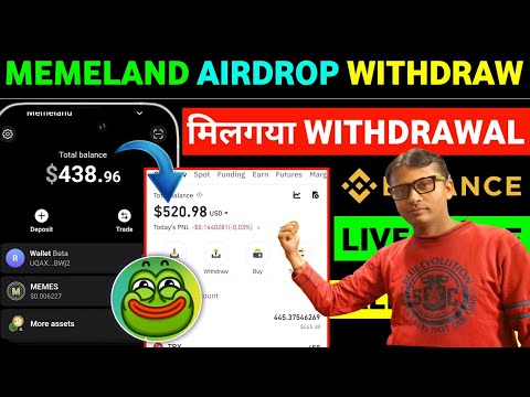 Memeland Airdrop withdrawal on binance? | Memeland airdrop Update | Memeland airdrop withdraw today