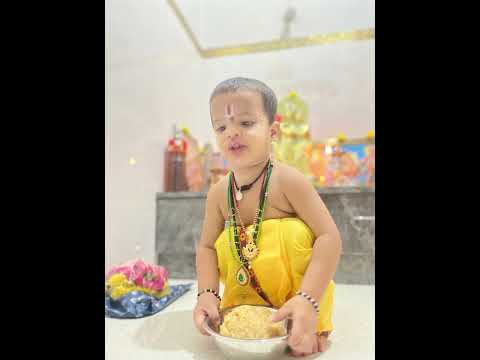 My little Krishnas ♥️ 💙  Krishna astami celebrations .#please  subscribe to my channel #