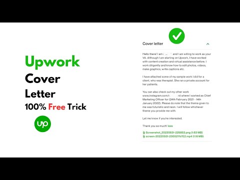 Cover Letter Upwork | Upwork Job Success Score Trick